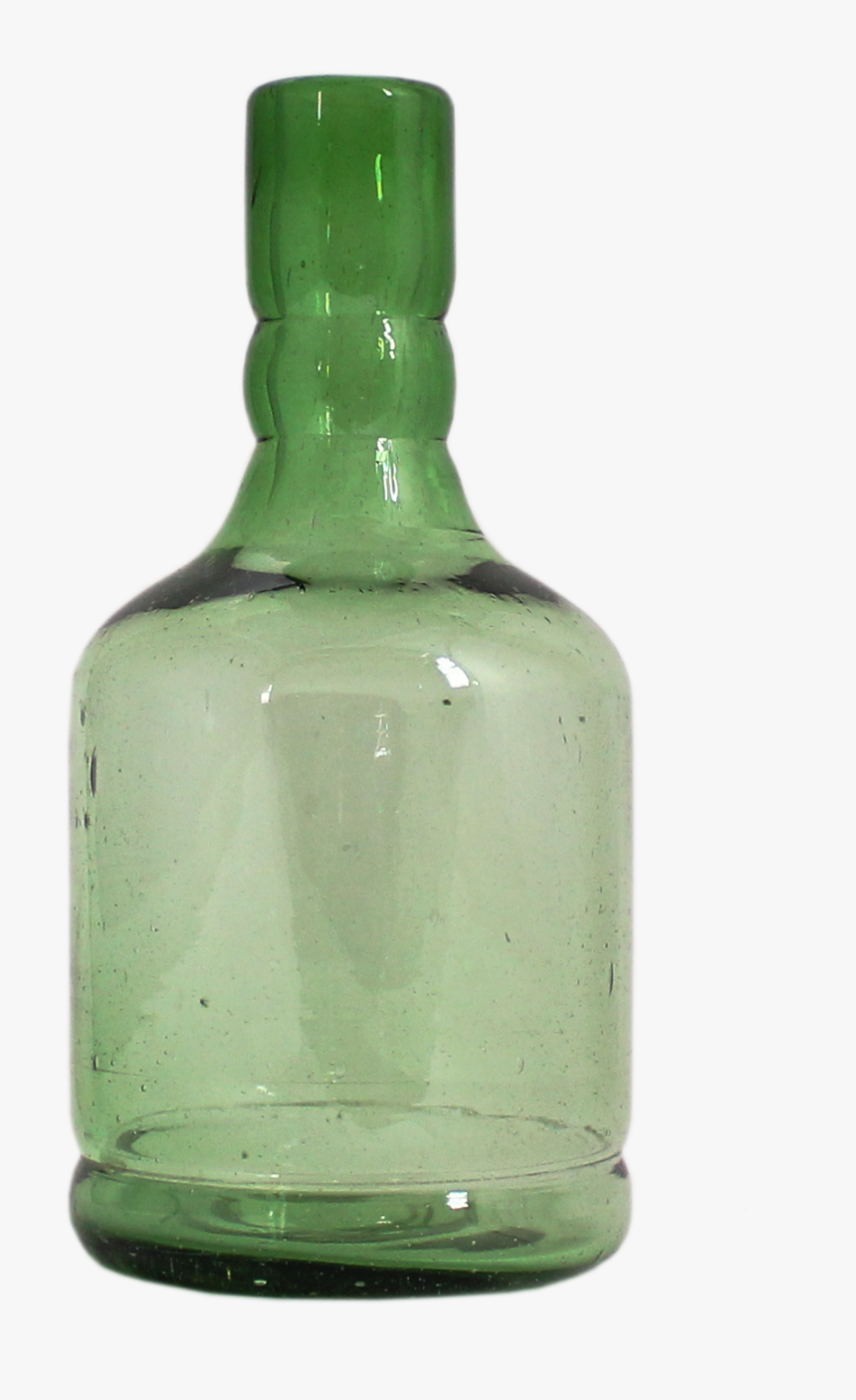 Green Decanter/bottle 
 Class Lazyload Lazyload Fade - Glass Bottle, HD Png Download