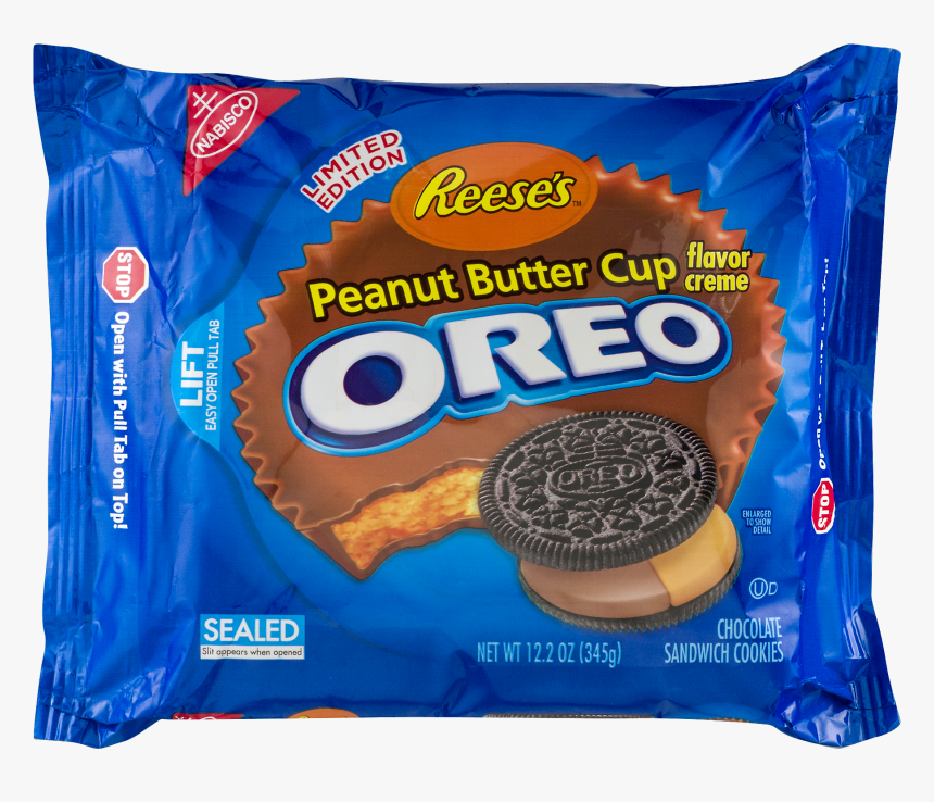 Nabisco Reese S Peanut Butter Cup Creme Oreo Chocolate - Sandwich Cookies, HD Png Download