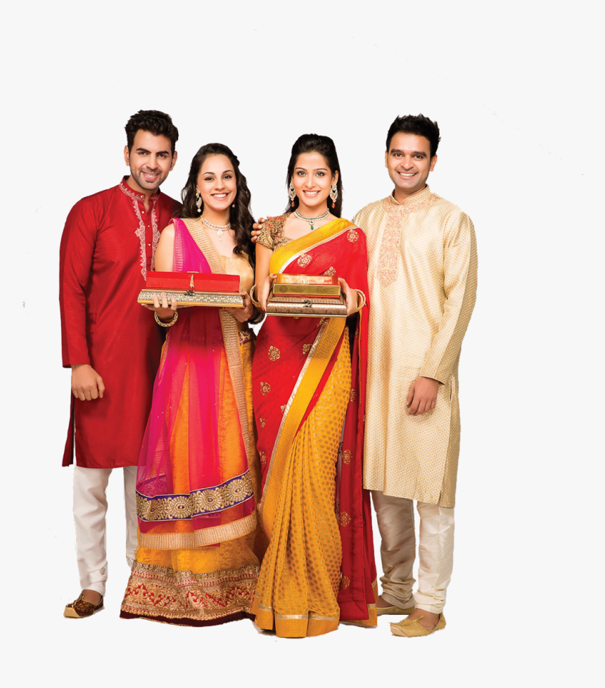 Bhai Dooj Png Image Free Download - Sari, Transparent Png