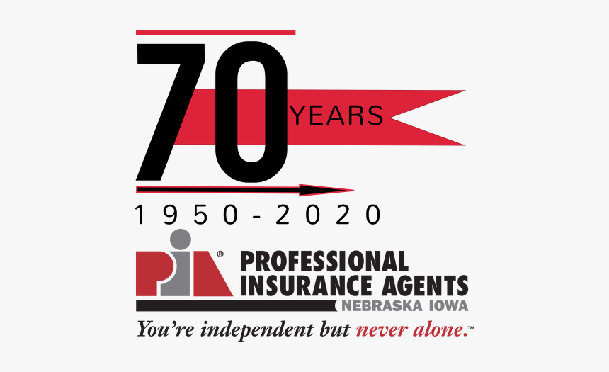 2020 Pianeia 70yearslogo - Professional Insurance Agents, HD Png Download