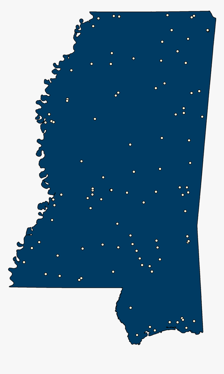 1990 Census Designated Places - Mississippi 19th Amendment, HD Png Download
