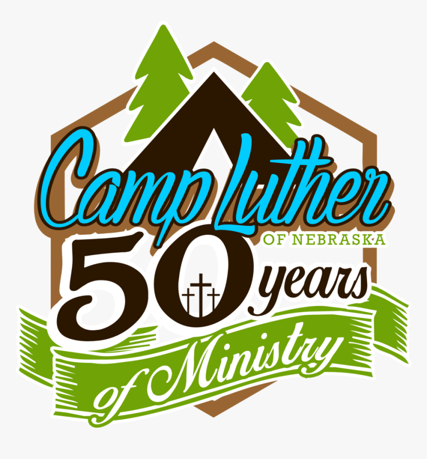 2017 Camp Luther 50th Anniversary Logo, HD Png Download