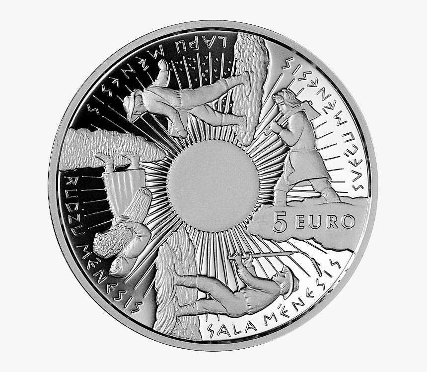 Lv 2014 5euro Seasons A - 5 Euro Coin Of The Seasons, HD Png Download