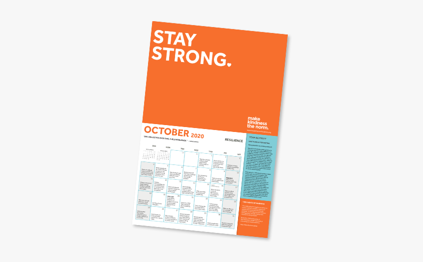 Workplace Calendar Oct - Paper, HD Png Download