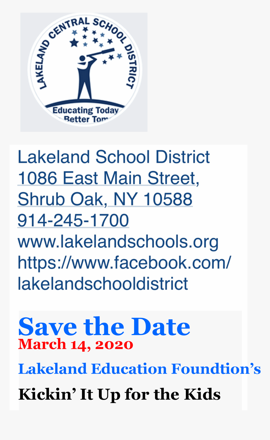Lakeland Education Foundation - Poster, HD Png Download