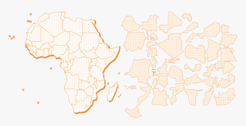 Hth Region Map - Africa Map Png White, Transparent Png