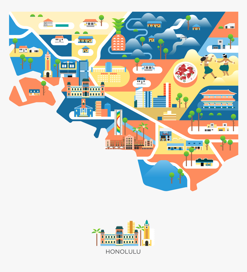 Map Illustration Jing Zhang, HD Png Download