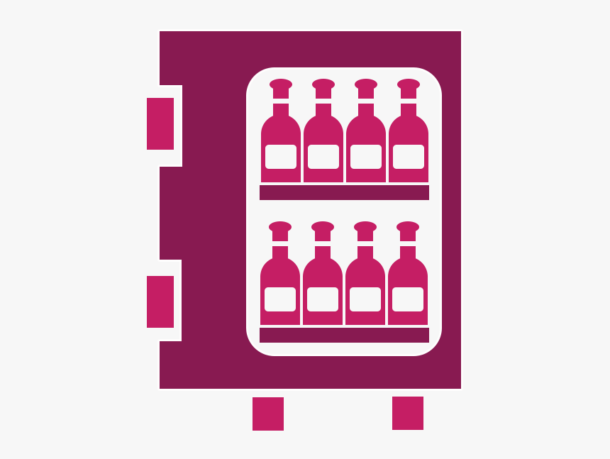 Wine Cooler Icon - Glass Bottle, HD Png Download