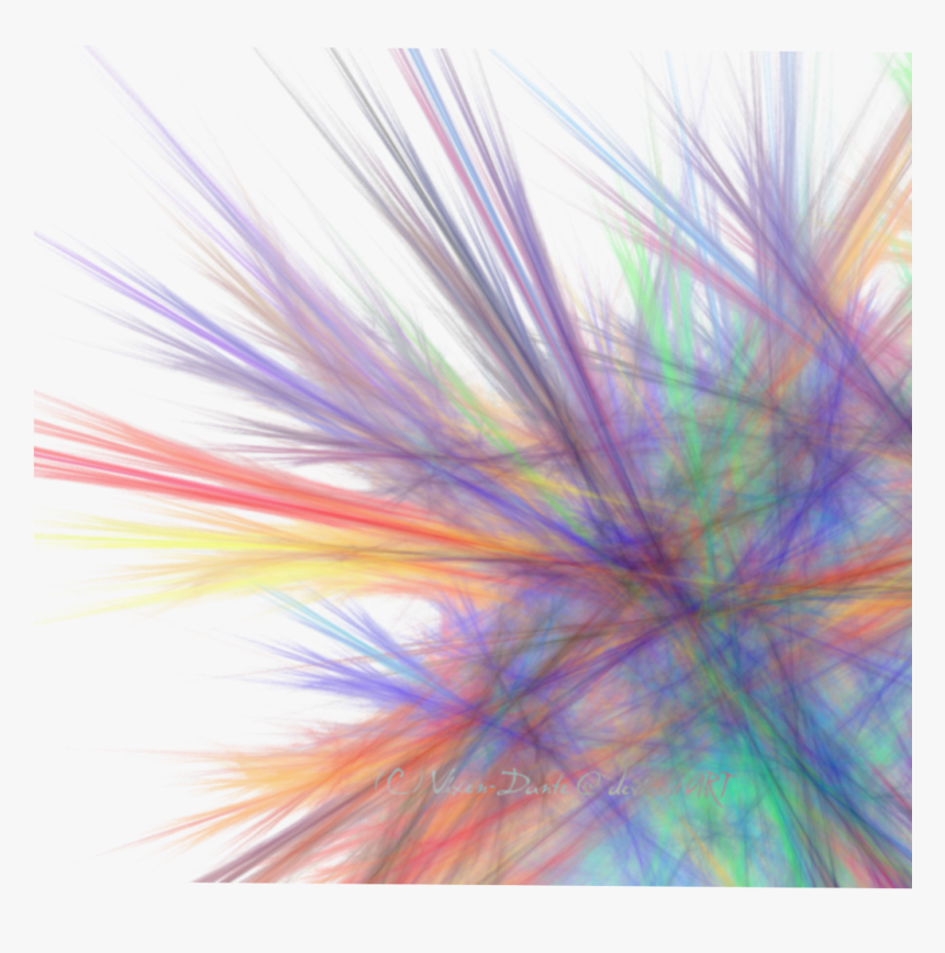 #ftestickers #effect #overlay #lights #abstract #colorful - Fractal Art, HD Png Download