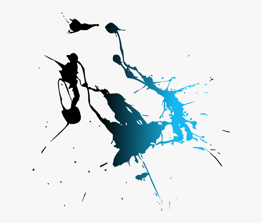 Blue Paint Png For Photo Editing - Graphic Design, Transparent Png