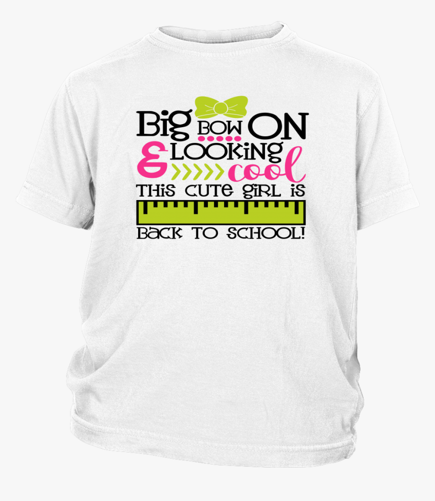 Girls Back To School T-shirt Cool Cotton Shirt With - Active Shirt, HD Png Download