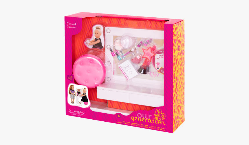 Glitz And Glamour Dressing Room Accessory Packaging - Our Generation Deluxe Dressing Room Set, HD Png Download