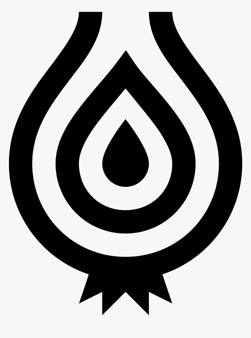 Black Vector Onion - Emblem, HD Png Download
