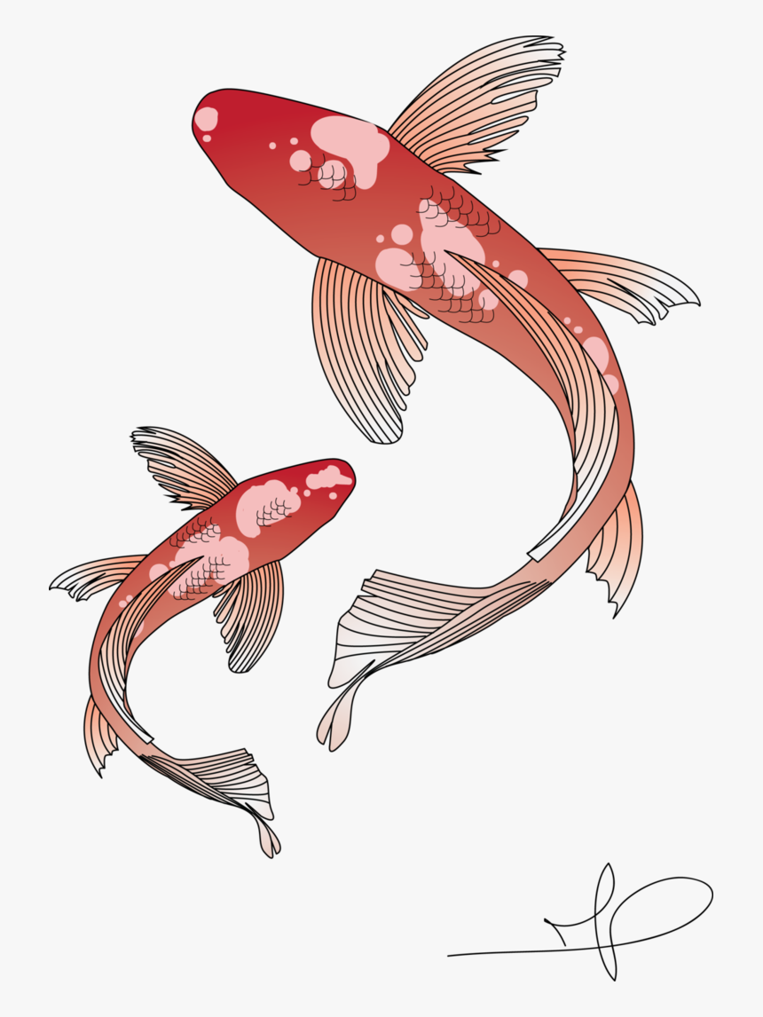 Koi Fish Png - Koi Fish Art Png, Transparent Png