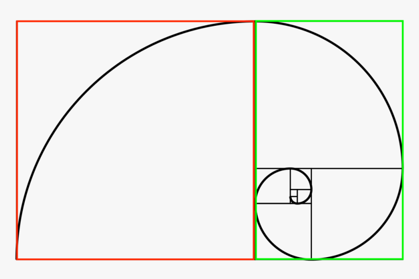 Golden Ratio In A Square, HD Png Download