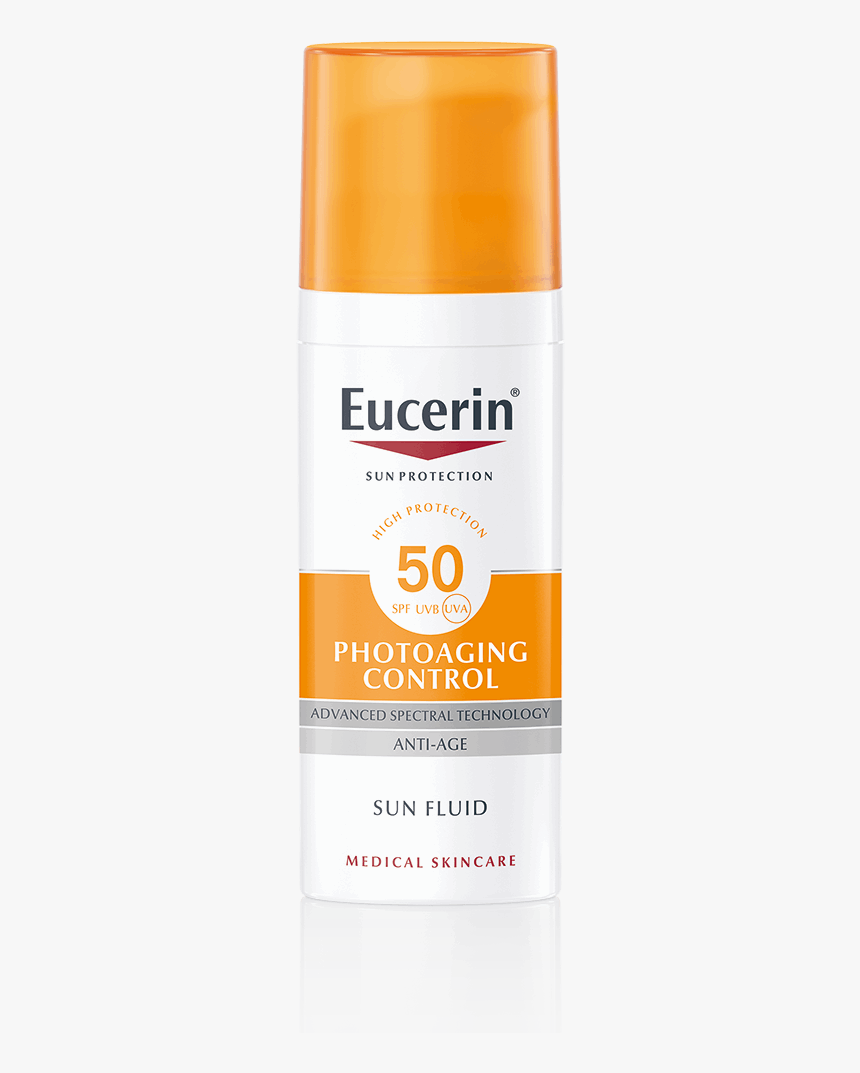 Eucerin Sun Fluid Photoaging Control Spf - Eucerin, HD Png Download