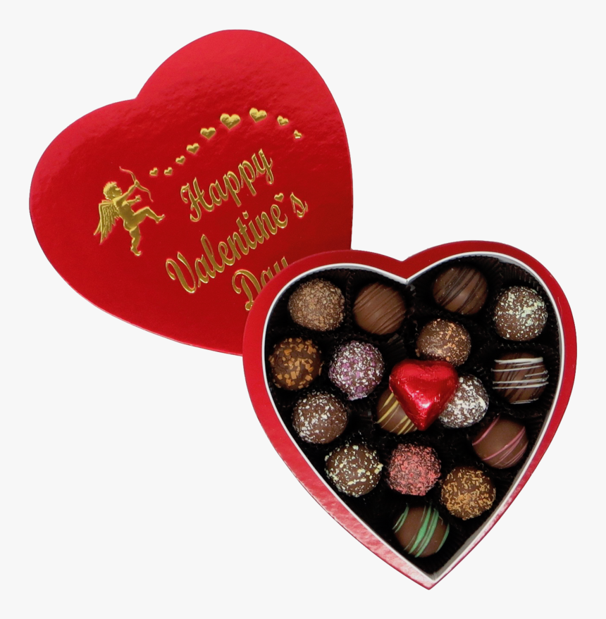 Transparent Heart Shape Box Chocolates, HD Png Download
