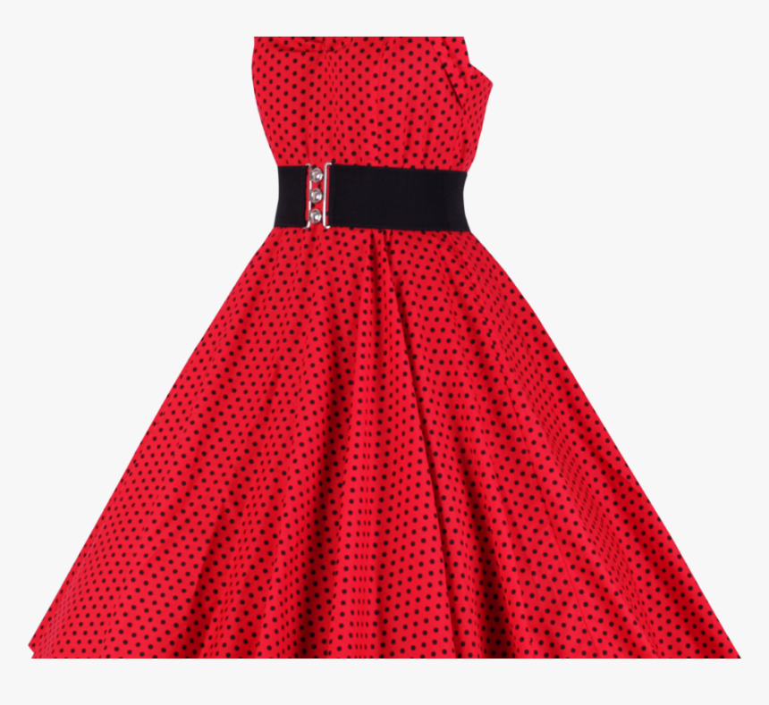 Women Dress Png Image - Polka Dot, Transparent Png