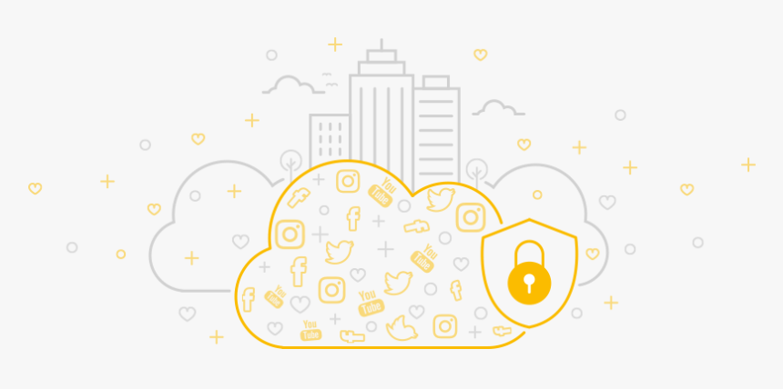 Socialhub Security Cloud - Graphic Design, HD Png Download