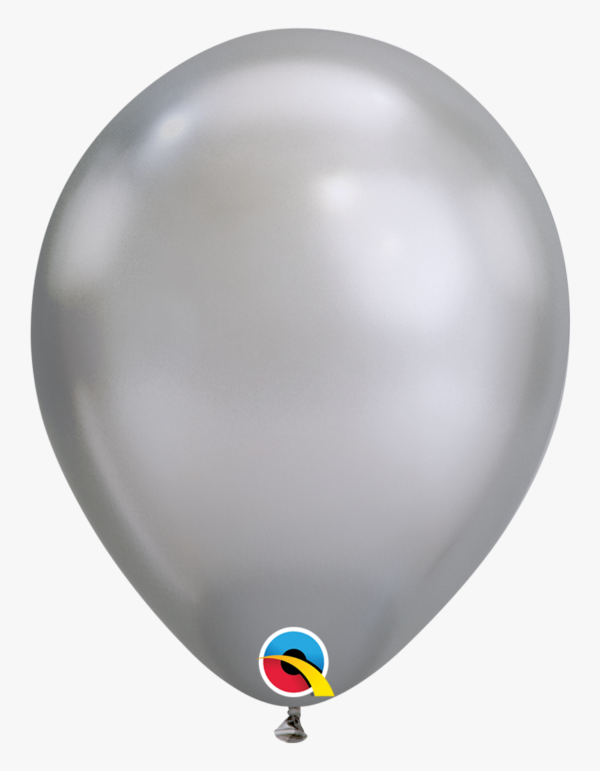 Silver Colour Balloons Png, Transparent Png