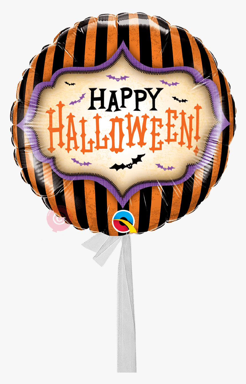 Happy Halloween Spooky Bats-single Balloons - Halloween Balloons Qualatex 2018 Foil, HD Png Download