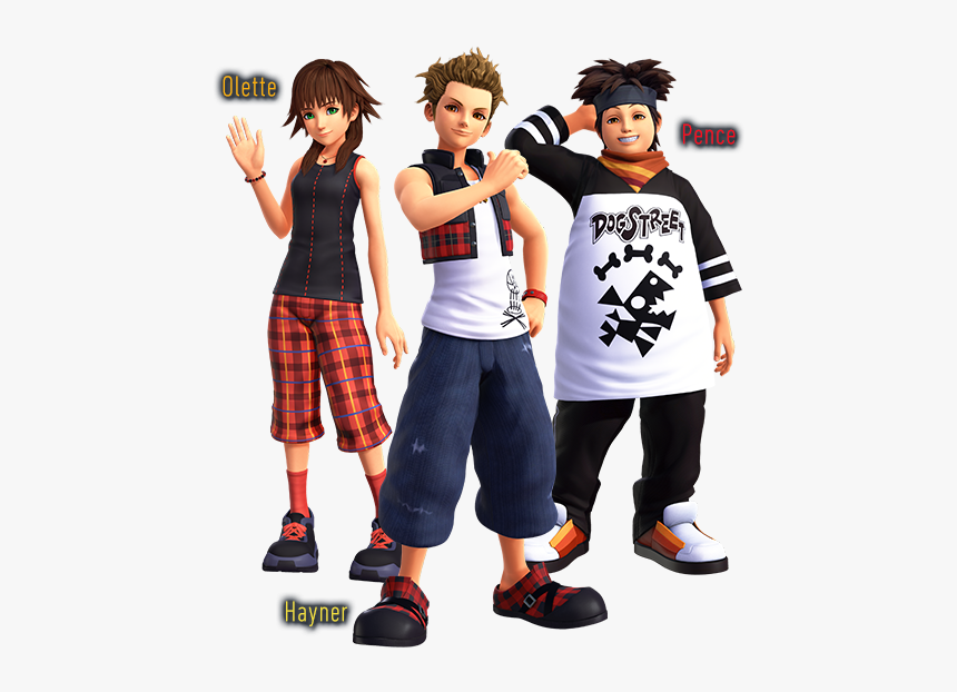 Characters-1 - Kingdom Hearts 3 Pence, HD Png Download