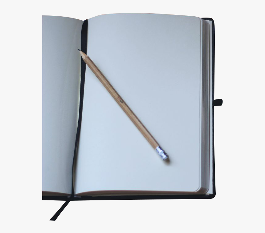 Sketch Book With Pencil - Sketchbook, HD Png Download