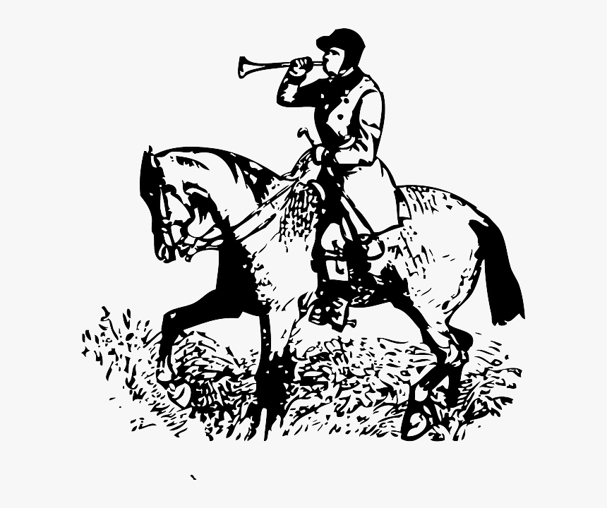 Fox Hunting Clipart, HD Png Download