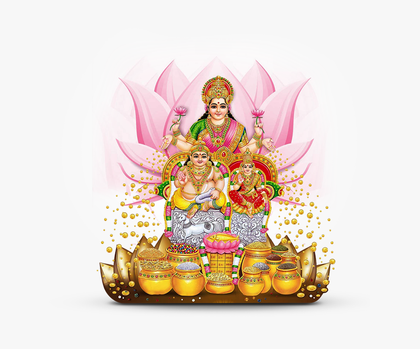 Kubera Lakshmi - Happy Dhanteras Dhanteras 2018, HD Png Download