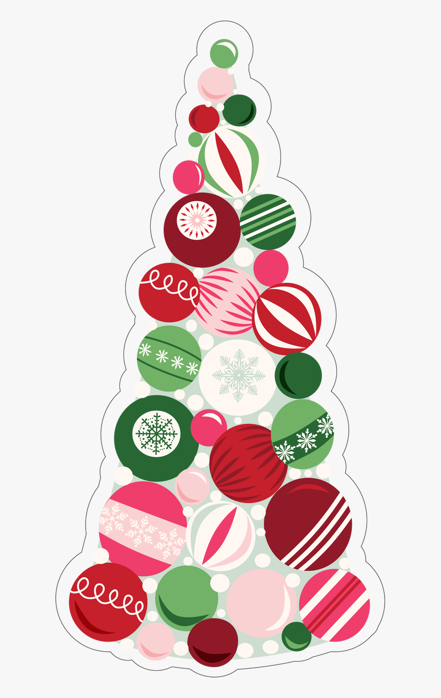 Ornament Tree Print & Cut File - Christmas Ornament, HD Png Download