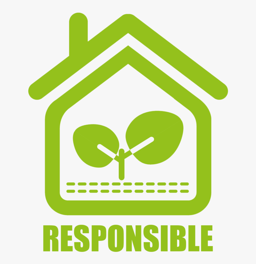Responsible - Logo Mano Azul Sosteniendo, HD Png Download