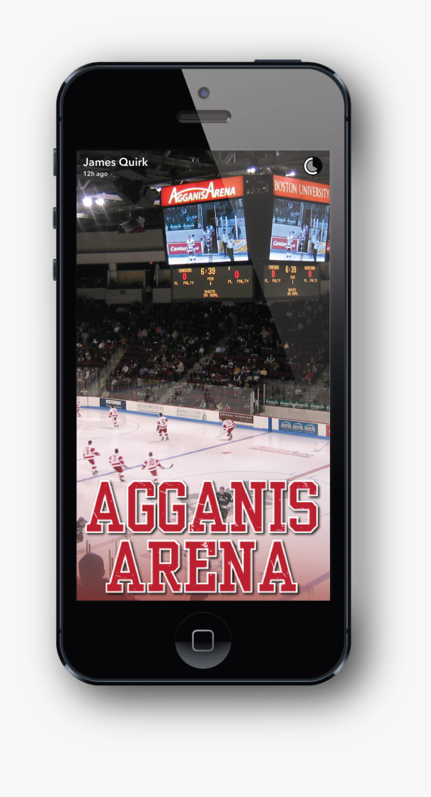 Iphone Snapchat Mockups 01 03 02 - Boston College Hockey Arena, HD Png Download