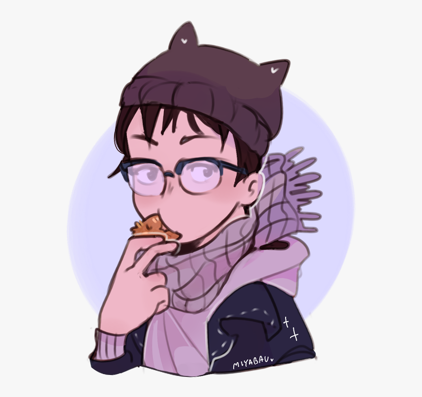 With Glasses 💘💘💘 ” - Yuri Katsuki Fanart, HD Png Download