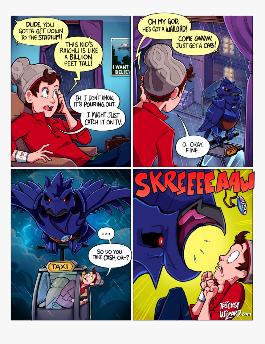 Com And @tricksywizard On Twitter And Instagram
we - Pokemon Corviknight Comic, HD Png Download