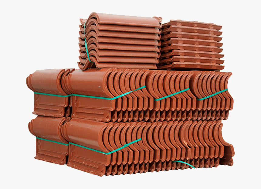 Pile Of Roofing Tiles - Roof Tiles Images Png, Transparent Png
