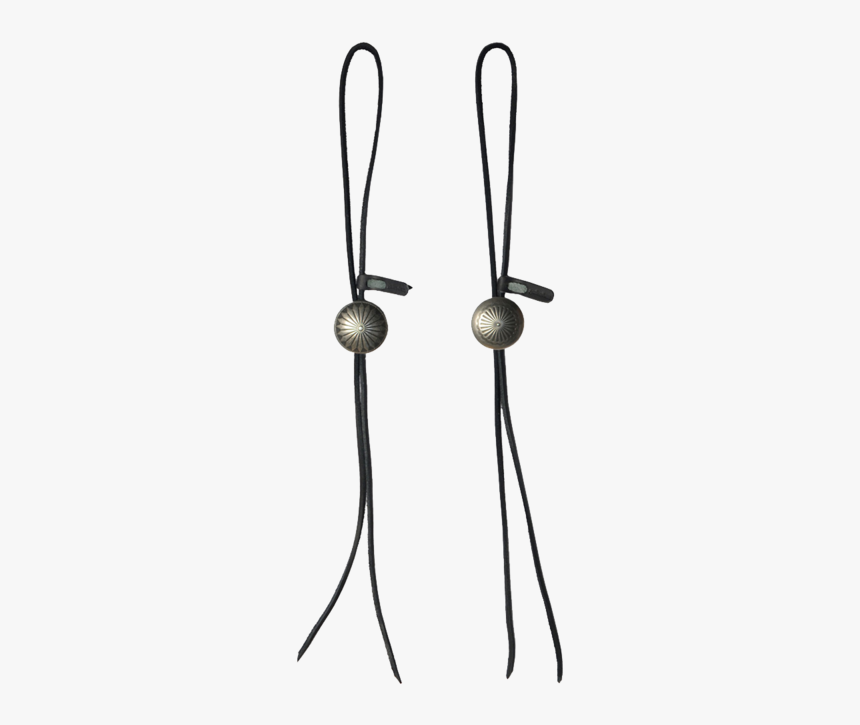 Mg Btc02 Hb Leather Bolo Tie W Concho - Headphones, HD Png Download