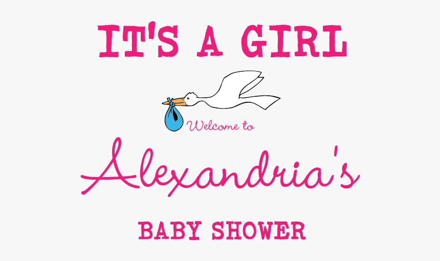 It S A Girl Banner Png, Transparent Png