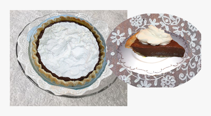 Choc Pie Plus Slice - Whipped Cream Pie, HD Png Download