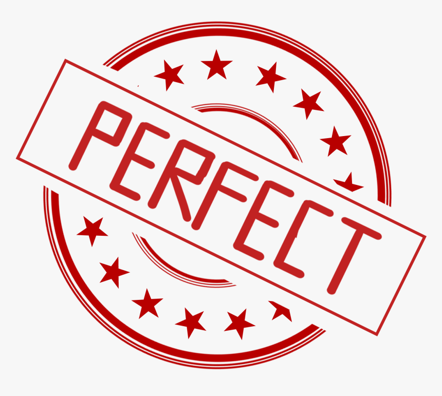 Perfect English Red Stamp Png And Psd, Transparent Png