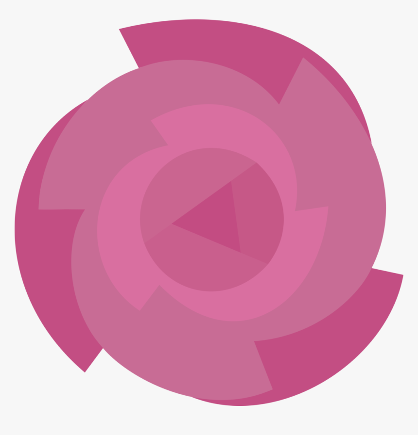 Steven Universe Rose Symbol , Png Download - Rose Quartz Symbol Png, Transparent Png