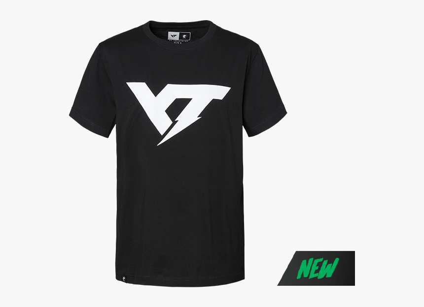 Tee Black Freisteller5b155a92a69a9 Yt Logo Tee - T-shirt, HD Png Download