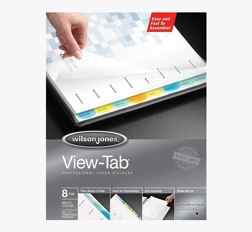 Assorted Index Paper Dividers 5 Tab, HD Png Download , Transparent Png