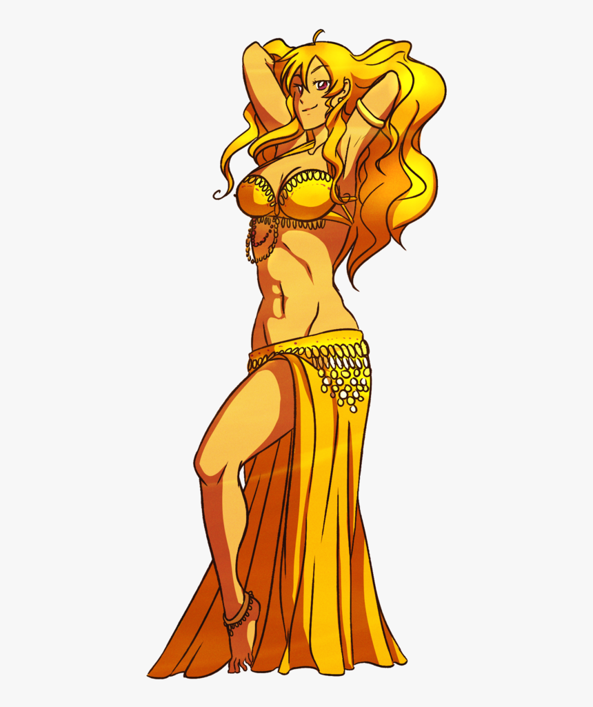 Yang Xiao Long Woman Yellow Vertebrate Fictional Character - Yang Xiao Long Dance, HD Png Download