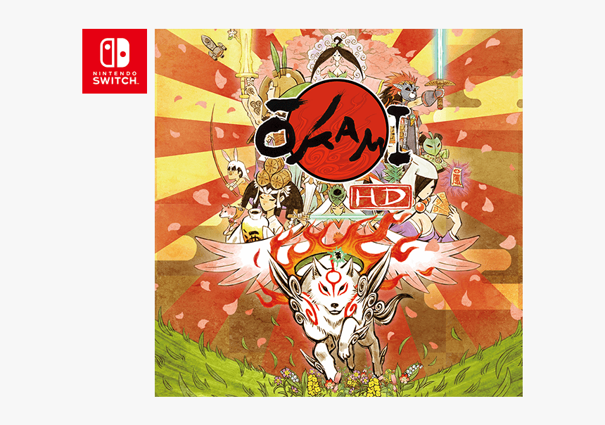 Okami Hd Nintendo Switch , Png Download - Okami Hd Ps4 Box, Transparent Png