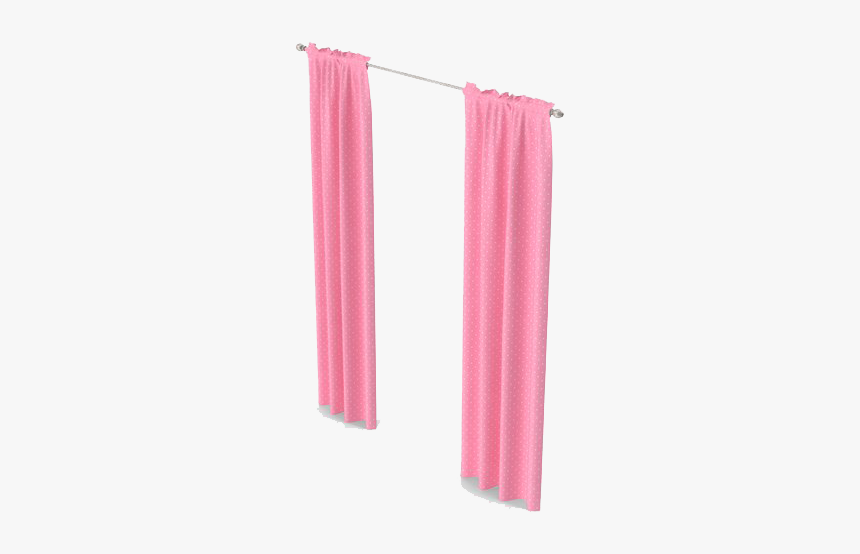 Curtain Transparent Image - Pink Curtains Png, Png Download