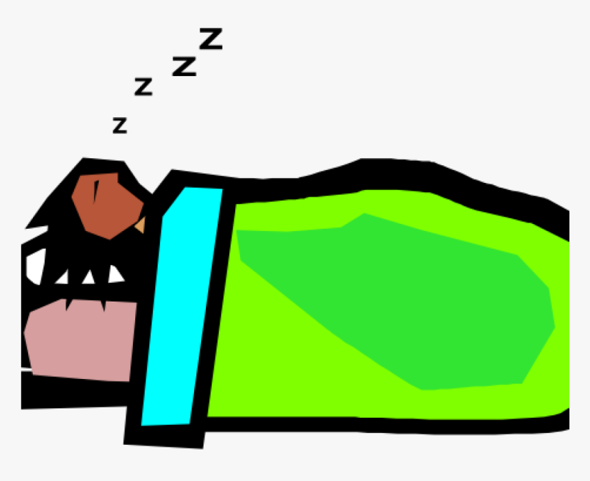 Transparent Clip Art Pictures - Person Sleeping In Bed Cartoon, HD Png Download