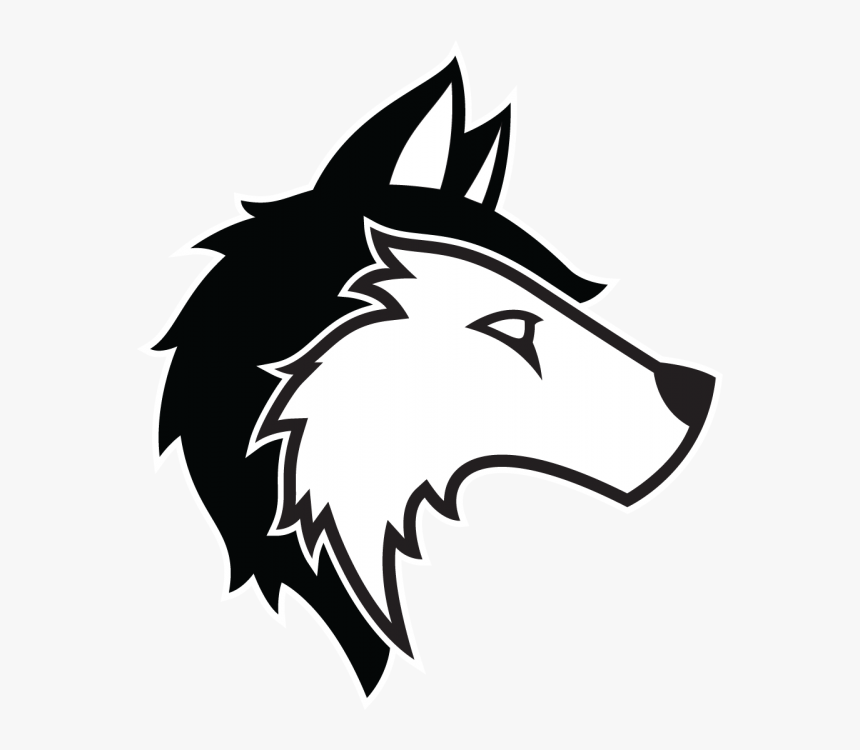 Siberian Gray Wolf Logo - Husky Logo Png, Transparent Png