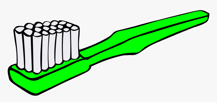 Tooth Clipart Toothpaste - Toothbrush Clipart, HD Png Download