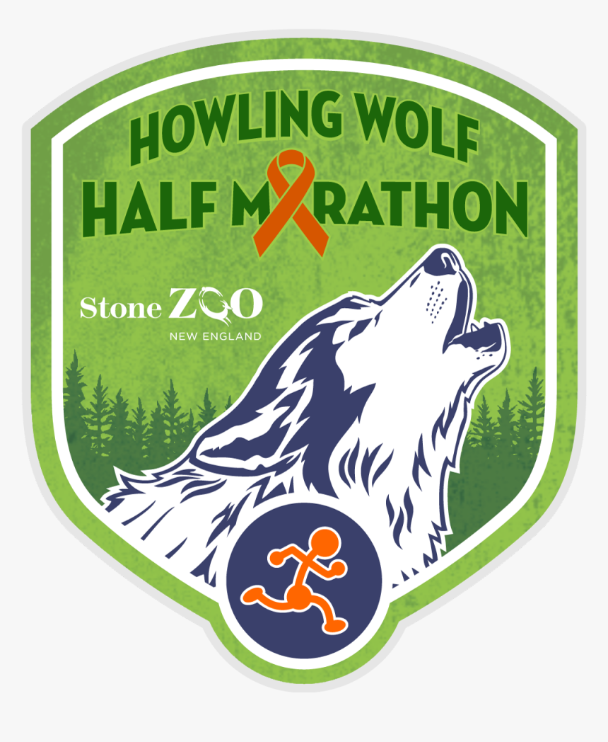 2017 Howling Wolf Logo Final - Howling Wolf Half Marathon Course, HD Png Download