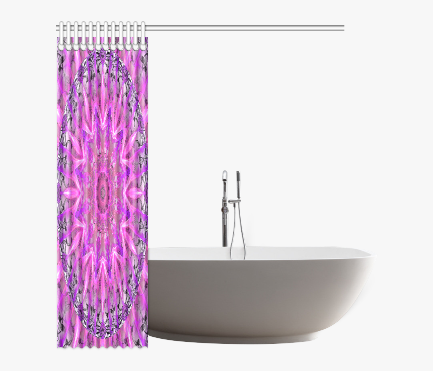 Lavender Lace Abstract Pink Light Love Lattice - Shower Curtain, HD Png Download